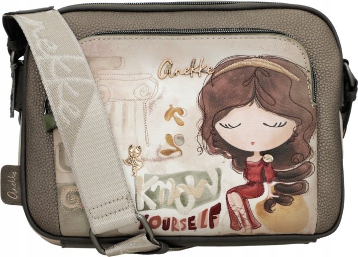 Anekke A627 Double-Sided Two-Compartment Muse Crossbody Bag
