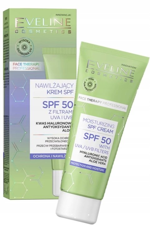 Eveline Protective Moisturising Cream SPF50 Satin Finish