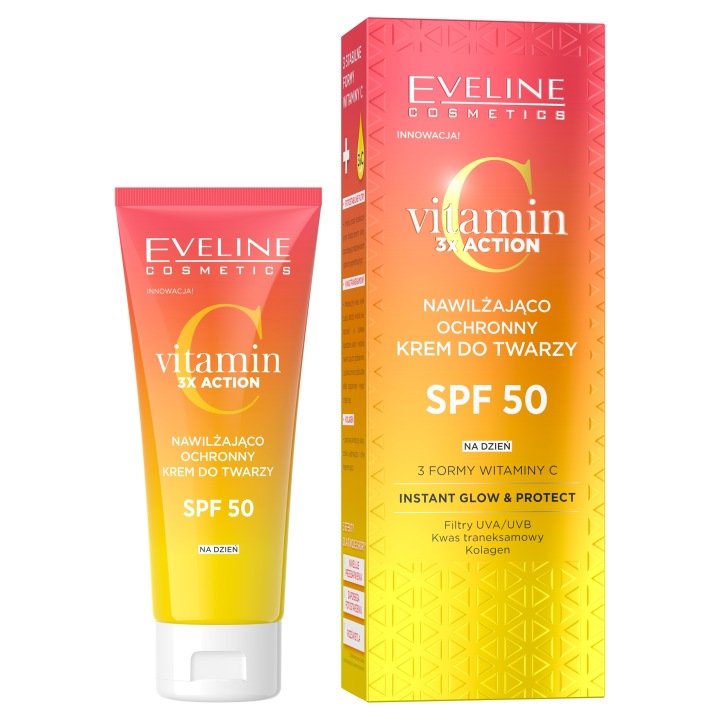 Eveline Vitamin C Protective Face Cream SPF50