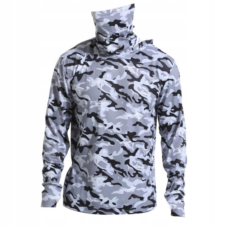 Men’s Sun Protection Hoodie Cooling Fishing Shirt XL