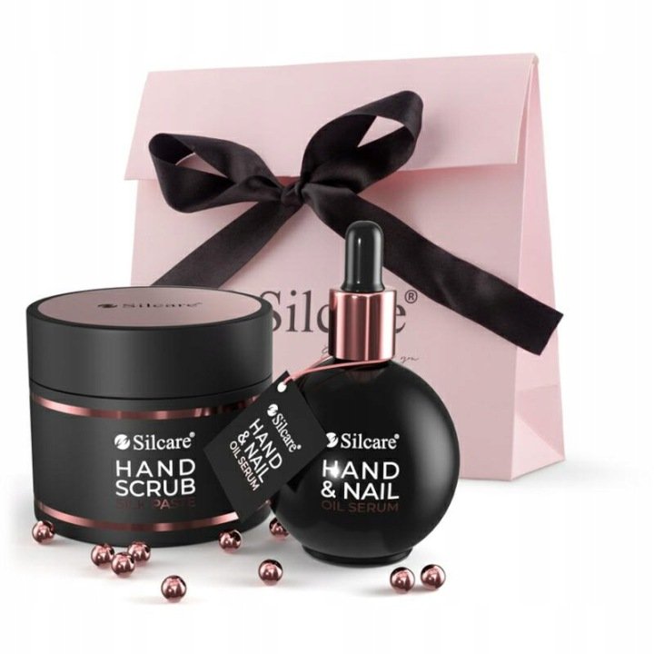 Silcare So Rose! So Gold! Hand Care Set – Scrub, Peeling & Serum